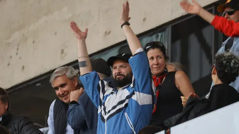 Gabriel Boric fue al Claro Arena.