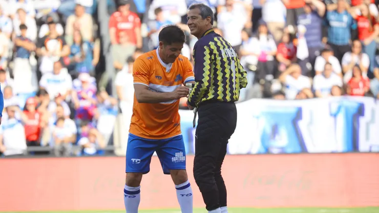 Patricio Toledo previo a su infarto en cancha.