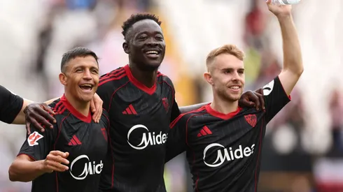 Alexis Sánchez fue clave en el gol del triunfo del Sevilla.