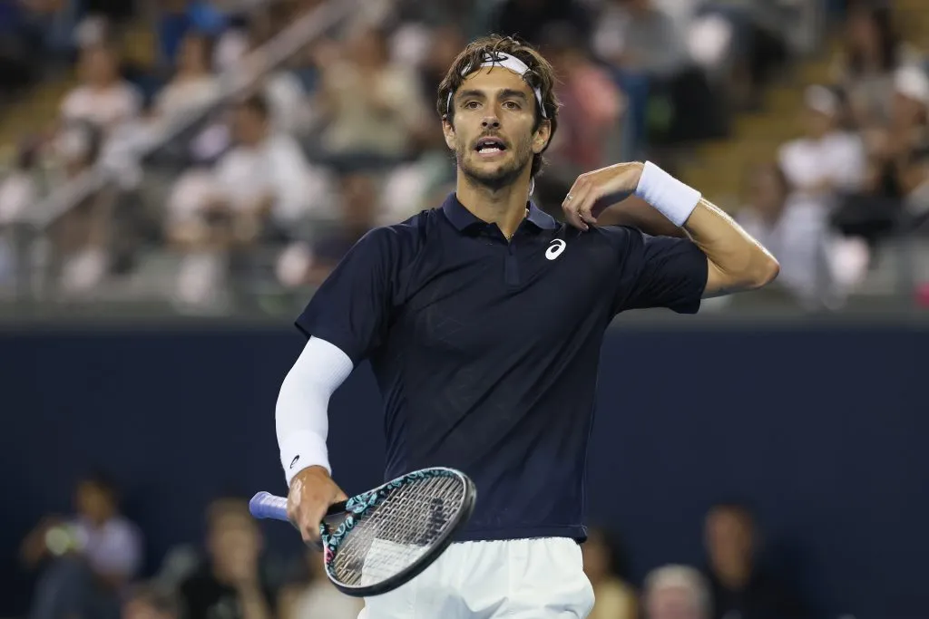Lorenzo Musetti quedó eliminado en Beijing. (Photo by Lintao Zhang/Getty Images)