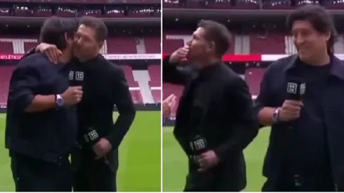 Iván Zamorano se volvió a ver con Diego Simeone, pero no sabía que justo sería testigo de un gesto que dejó la grande.