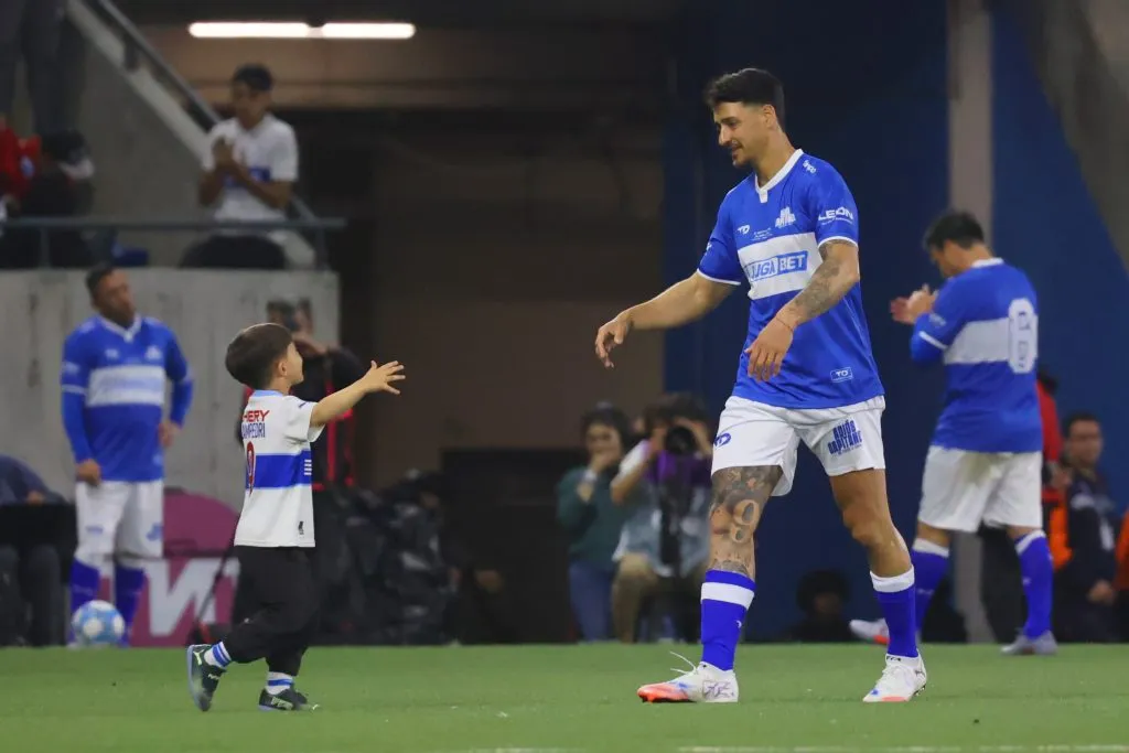 Zampedri y una tierna imagen | Photosport