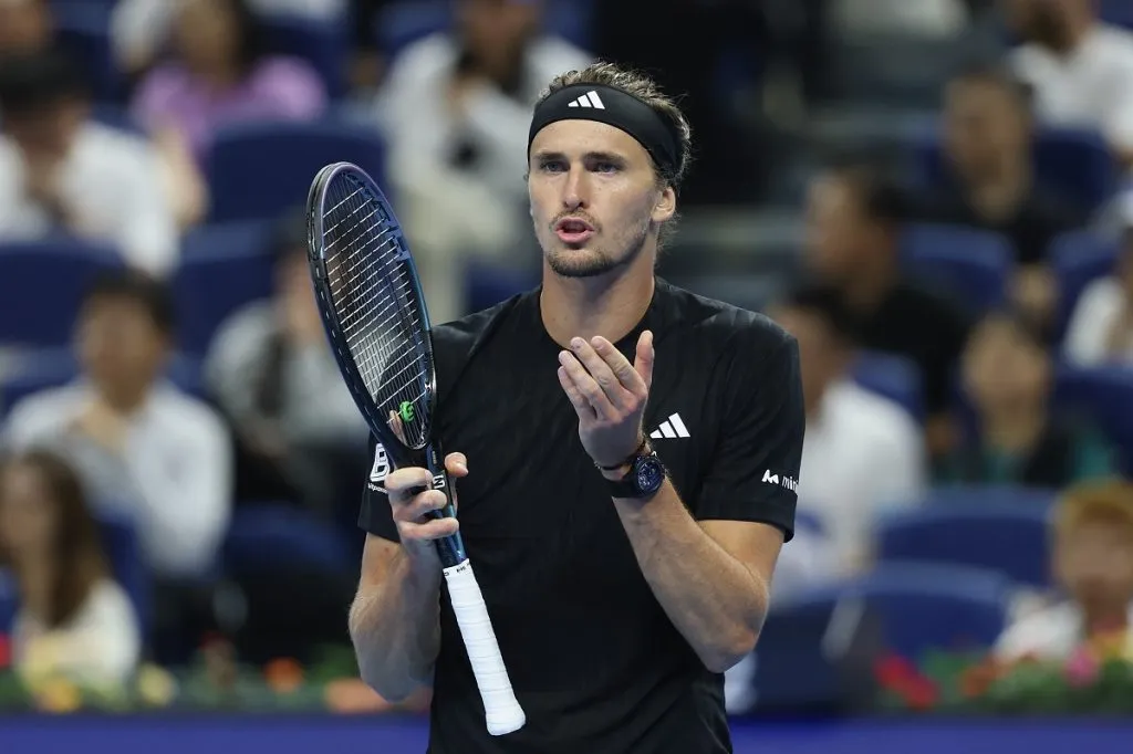 Alexander Zverev en el China Open 2025 (Getty Images).