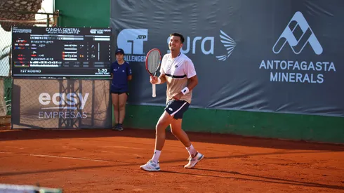 Tomás Barrios se estrenó con victoria en Challenger Dove Men+Care en Antofagasta.