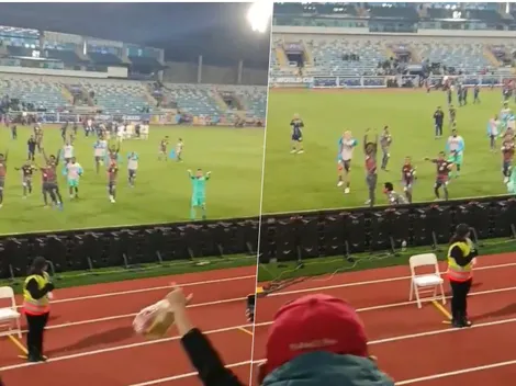 Nueva Caledonia celebra con los chilenos a pesar de perder 9-1