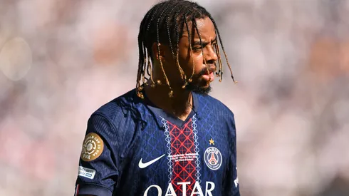 Bradley Barcola, el responsable del ataque de PSG ante las bajas de Dembélé y Doué.