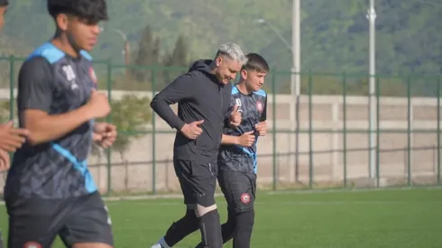 Cristóbal Campos volvió a los entrenamientos y en nuevo equipo.