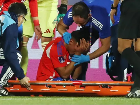 Desconsolado llanto de joven delantero tras lesionarse en el Mundial
