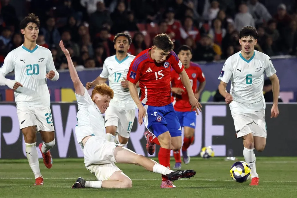 Finn McKenlay agradeció el apoyo de los chilenos tras su error en el Mundial Sub 20. | Foto: Photosport.