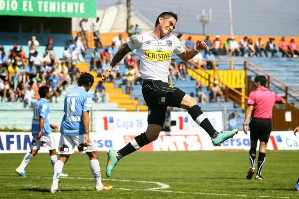 Jean Paul Pineda en Colo Colo durante el año 2012. Imagen: Archivo