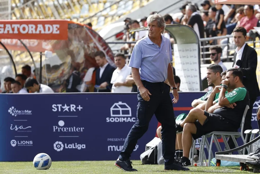 Manuel Pellegrini es el sueño de la Roja. Foto: Raul Zamora/Photosport