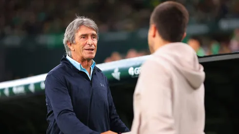 Manuel Pellegrini celebró con Real Betis.