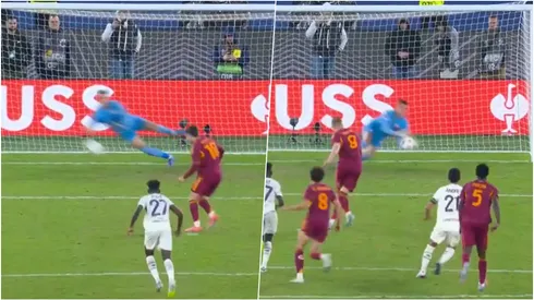 Arquero del Lille se luce: atajó tres veces el mismo penal en Europa League.