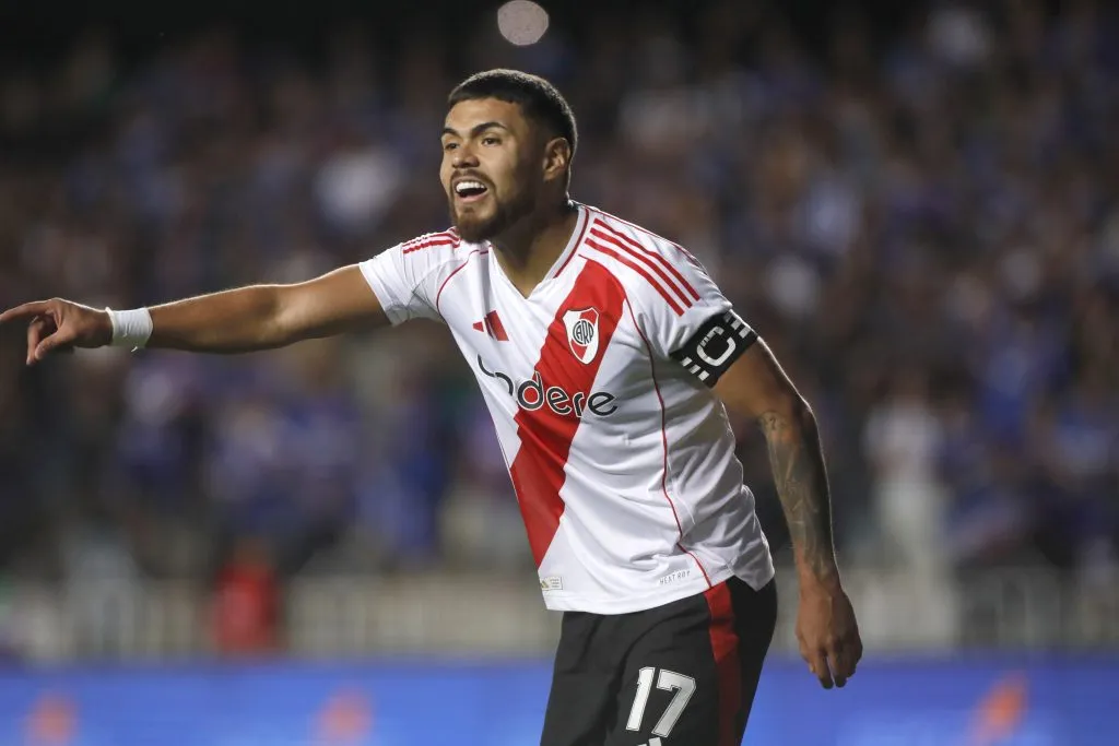 Paulo Díaz llegó incluso a ser capitán de River Plate. (Marco Vazquez/Photosport).