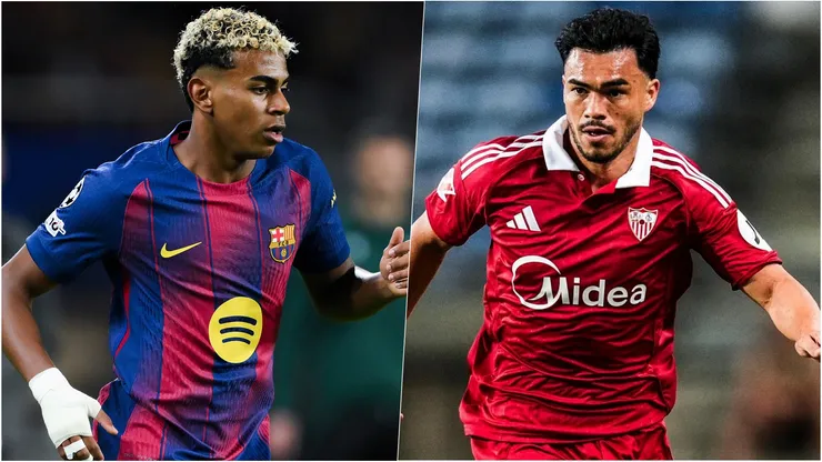 Gabriel Suazo tendrá la misión de frenar a Lamine Yamal en el choque de Sevilla y Barcelona.