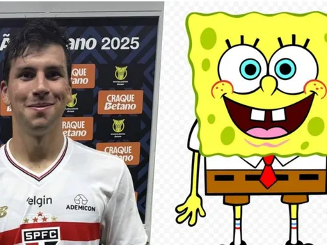 "Bob Esponja": Hinchas de Sao Paulo están felices con Tapia