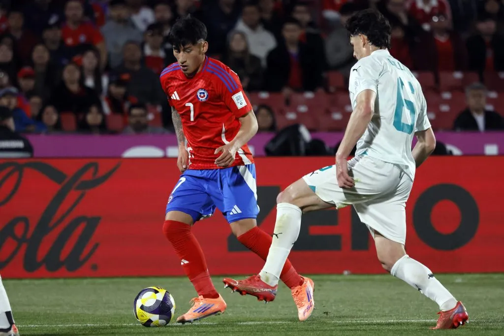 Francisco Marchant no ha logrado ser titular con Nicolás Córdova en Chile. Foto: Photosport.
