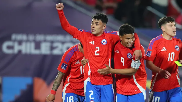 Chile Sub 20 enfrenta a Egipto en el Estadio Nacional.