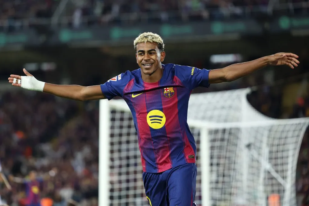 Lamine Yamal es la gran figura del Barcelona/Getty Images)