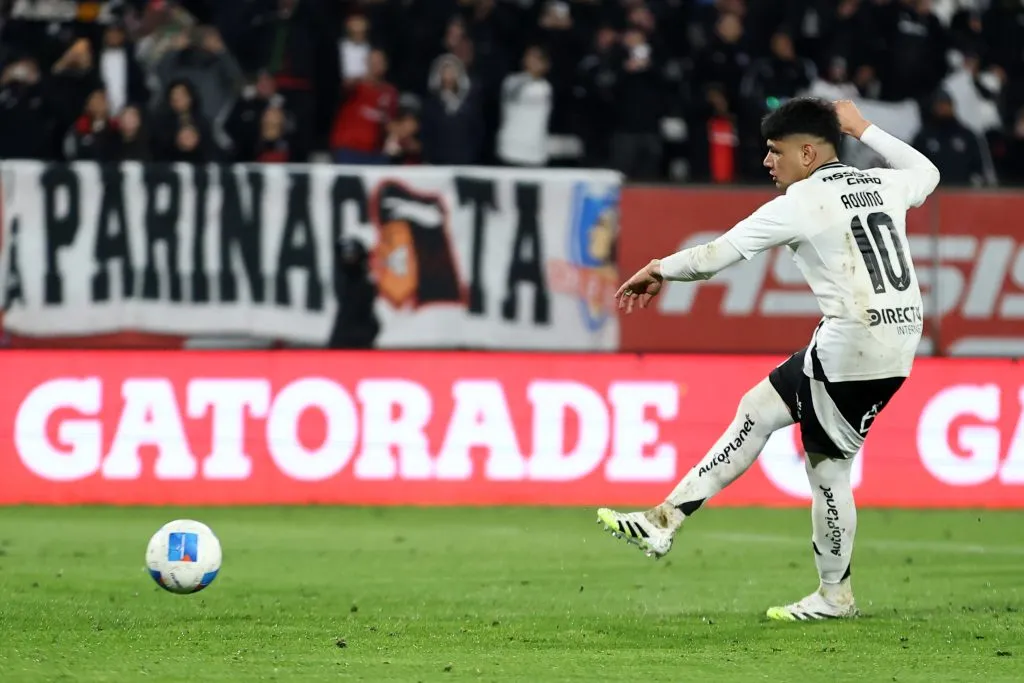 Claudio Aquino marcó de penal ante Deportes Iquique. (Javier Torres/Photosport).
