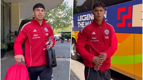 La Roja dejó su hotel en Santiago y partió a Valparaíso.