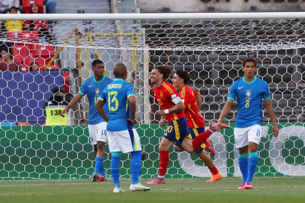 Iker Bravo fue el gran verdugo de Brasil en el Mundial Sub 20. Foto: Jonnathan Oyarzun/Photosport