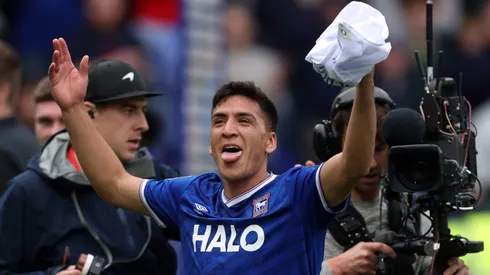 Marcelino Núñez celebró ante su ex equipo.