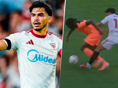 La garra de Gabriel Suazo se hace clave en golazo del Sevilla