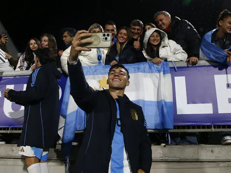 Jugador de la Sub-20 de Argentina se ríe de hinchas chilenos: "Me agarró..."