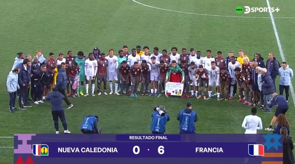 El mensaje de Nueva Caledonia: “Gracias por todo, Chile” | D Sports