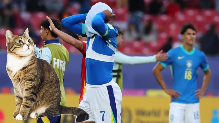 La maldición del gato pesa en Brasil.