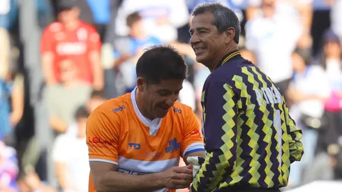 Patricio Toledo en la despedida de los capitanes de la UC.