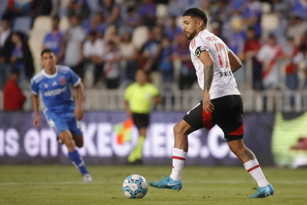 Paulo Díaz llegó incluso a ser capitán de River Plate. (Marco Vazquez/Photosport).