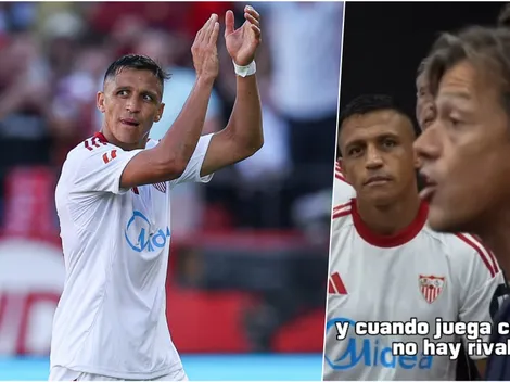 La arenga del Sevilla que valió gol de Alexis y triunfo ante Barcelona