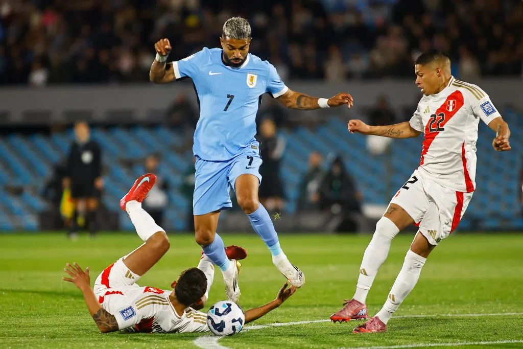 Kevin Quevedo tiene 6 partidos internacionales en Perú. No estará ante Chile. (Ernesto Ryan/Getty Images).