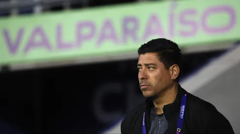 Nicolás Córdova en el estadio Elías Figueroa Brander.