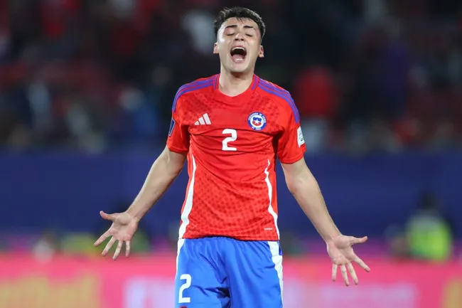 Ian Garguez durante el Mundial Sub 20. (Jonnathan Oyarzun/Photosport).