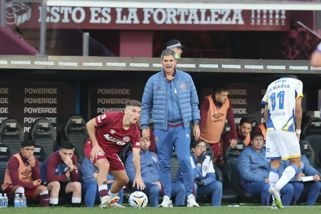 Mauricio Pellegrino llegó a Lanús en enero de este año. (Alejandro Pagni/Getty Images).
