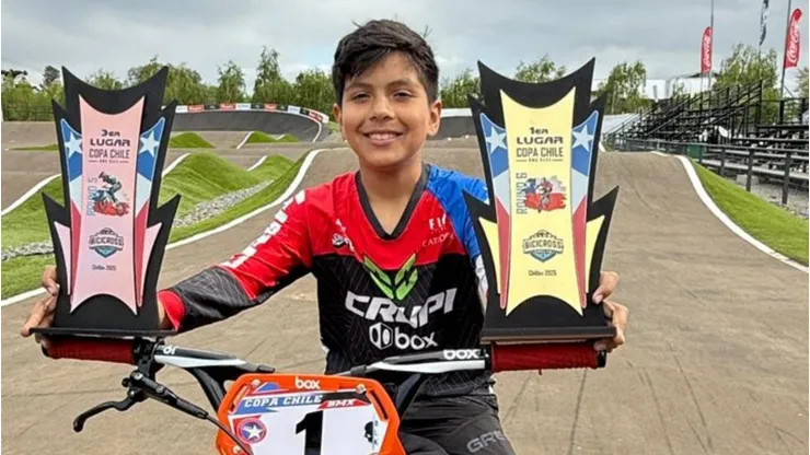 David Valenzuela, estudiante de 10 años del Colegio Mayor de Peñalolén.