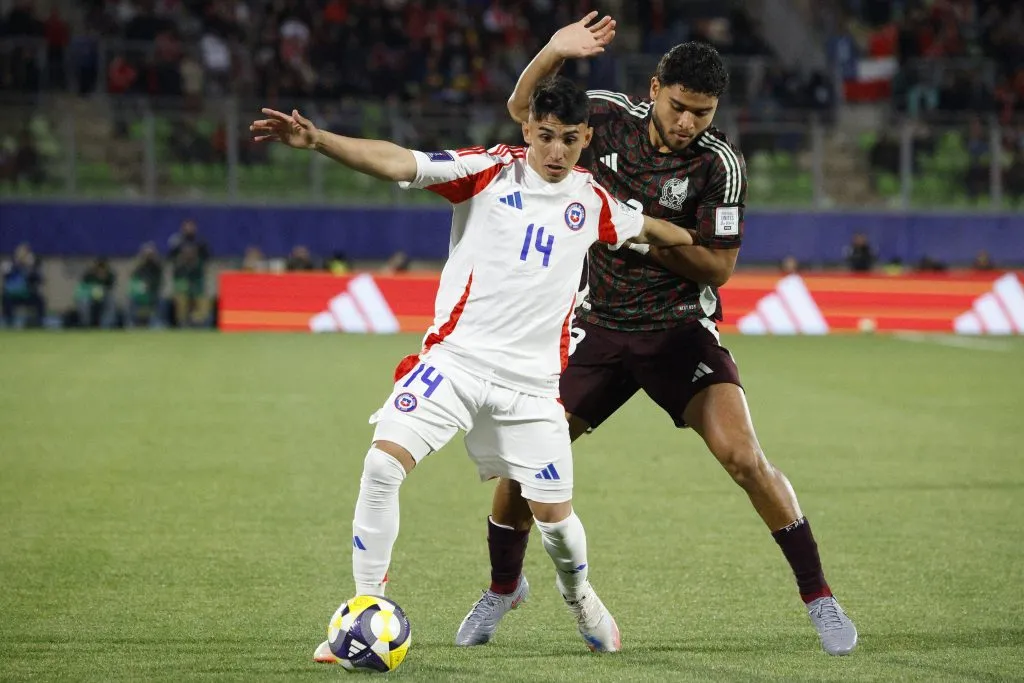 Millán fue titular en Chile en la Copa del Mundo Sub 20