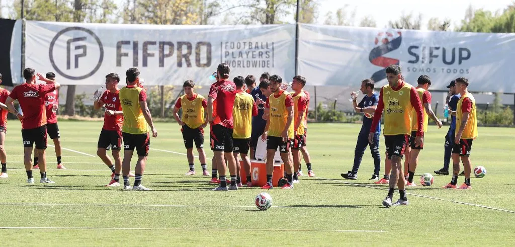 La Roja trabaja para el próximo amistoso ante Perú de este viernes 10 de octubre. Foto: SIFUP