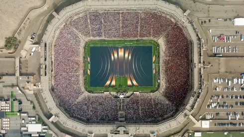 El estadio Monumental de Lima.