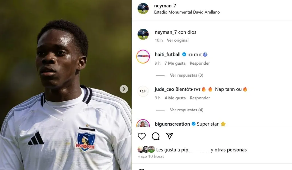 El mensaje de Manley Clerveaux en sus redes