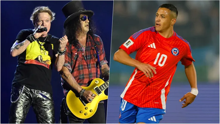 Alexis Sánchez usó a los Guns N' Roses para mandar un palo a Chile.