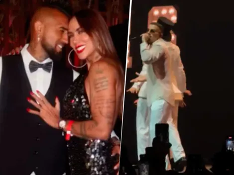 Los tres referentes de Colo Colo que dijeron presente en concierto Rauw Alejandro