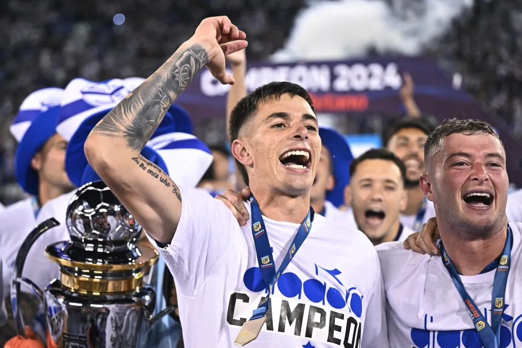Valentín Gómez fue campeón con el Vélez Sarsfield de Gustavo Quinteros. (Rodrigo Valle/Getty Images).