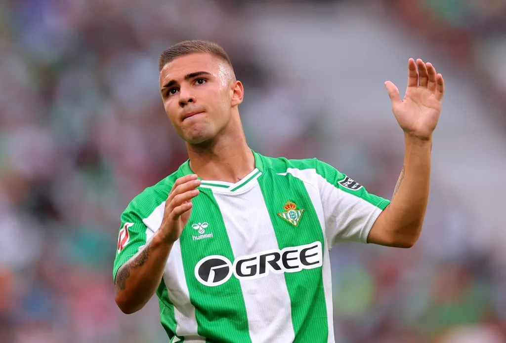 Pablo García jugando por Betis. (Photo by Fran Santiago/Getty Images)
