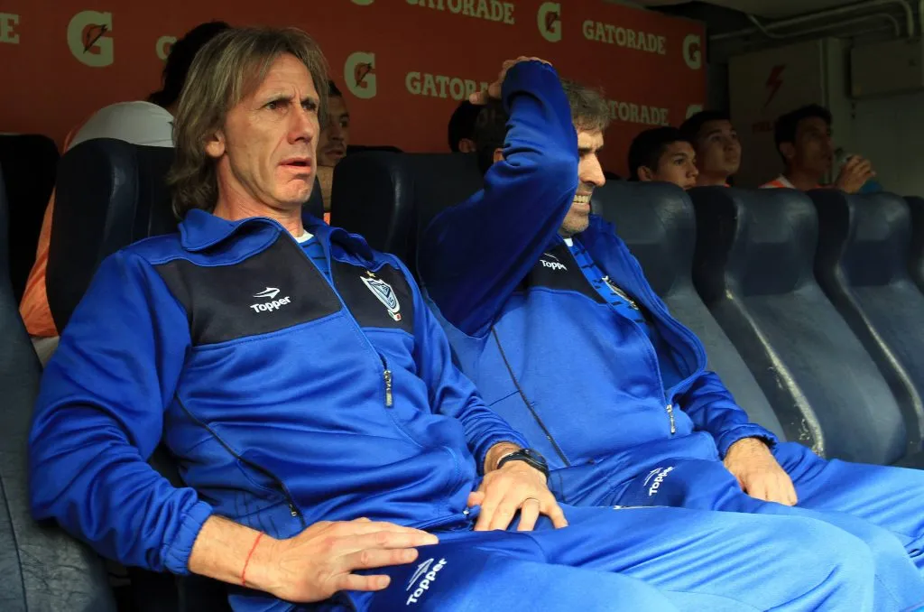 Ricardo Gareca como DT de Vélez en su primer ciclo. (Photogamma/Photosport).