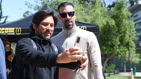 Ruud van Nistelrooy está contento en Chile.