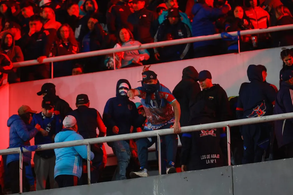 La U busca evitar cualquier tipo de incidente en Buenos Aires. Foto: Javier Vergara/Photosport